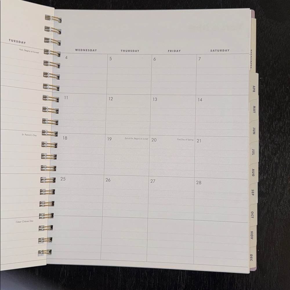 The Everygirl 2026 Lavender Planning Calendar - Picture 7 of 11